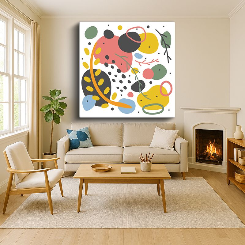 Sanatsal & Vektörel Kanvas Tablo 838