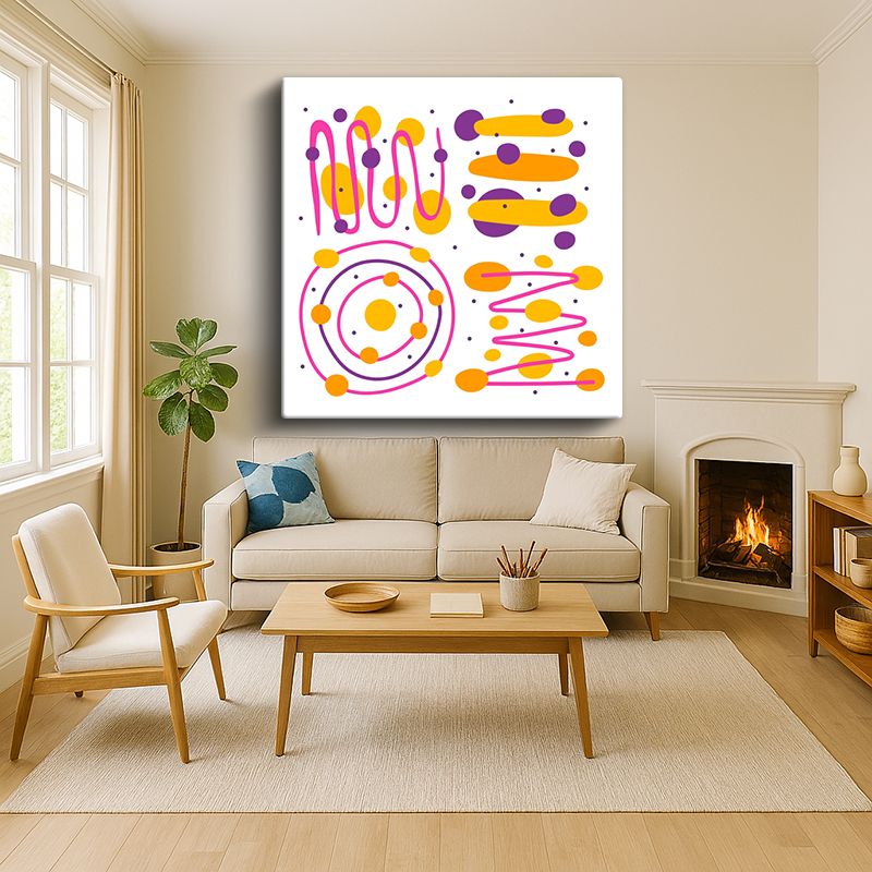 Sanatsal & Vektörel Kanvas Tablo 842