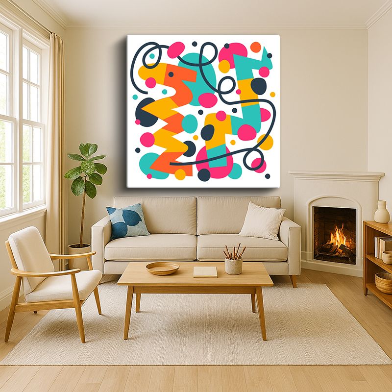 Sanatsal & Vektörel Kanvas Tablo 859