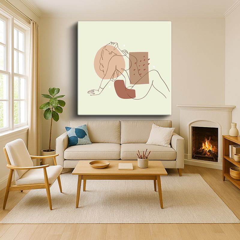 Sanatsal & Vektörel Kanvas Tablo 942