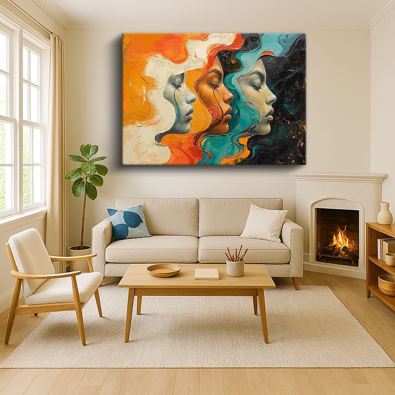 Sanatsal & Vektörel Kanvas Tablo 1103