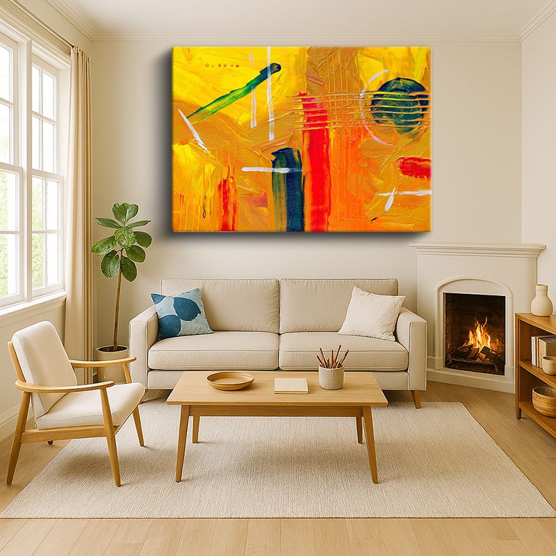 Sanatsal & Vektörel Kanvas Tablo 1107