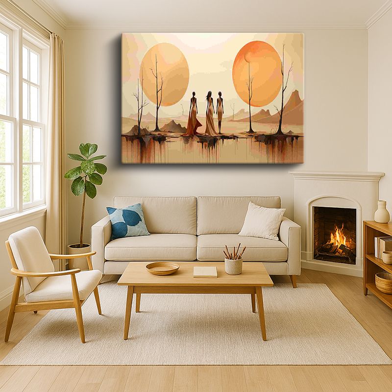 Sanatsal & Vektörel Kanvas Tablo 1160