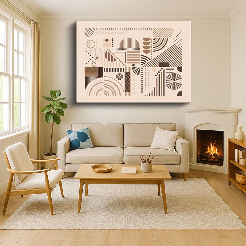 Sanatsal & Vektörel Kanvas Tablo 1218