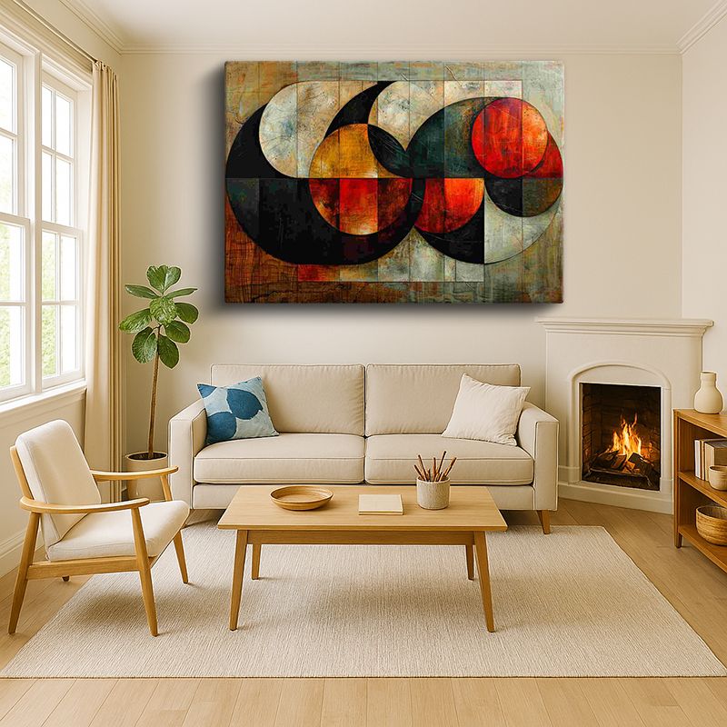 Sanatsal & Vektörel Kanvas Tablo 1267