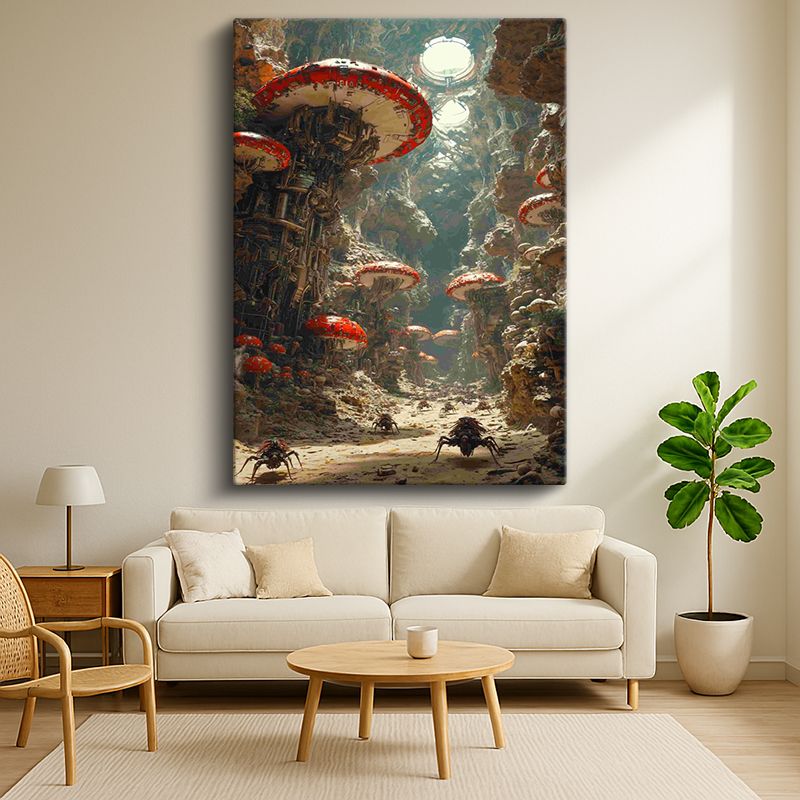 Sürrealist Kanvas Tablo 18