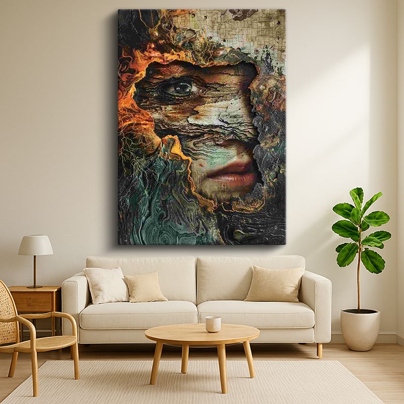 Sürrealist Kanvas Tablo 78