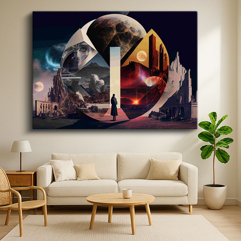 Sürrealist Kanvas Tablo 173