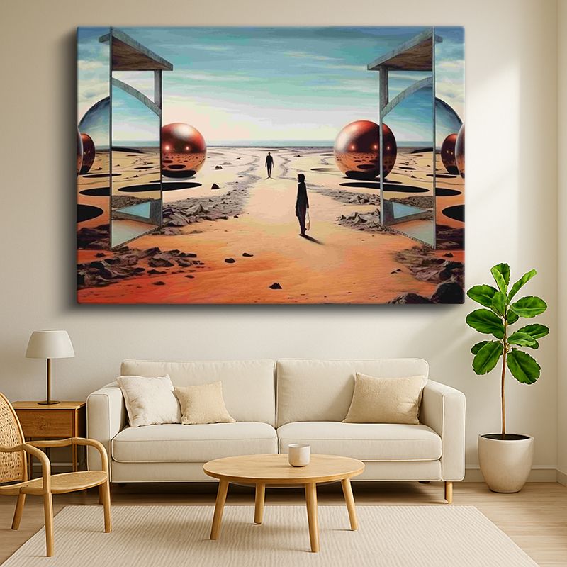 Sürrealist Kanvas Tablo 174