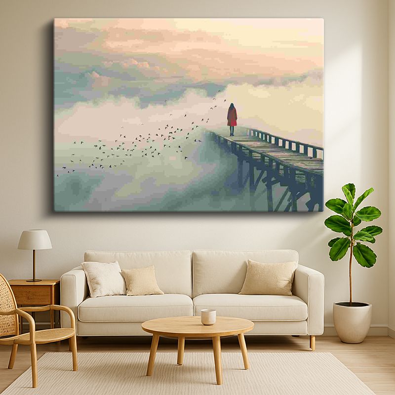 Sürrealist Kanvas Tablo 187