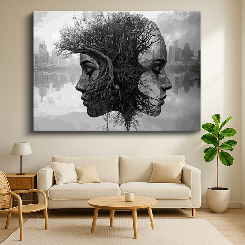 Sürrealist Kanvas Tablo 213