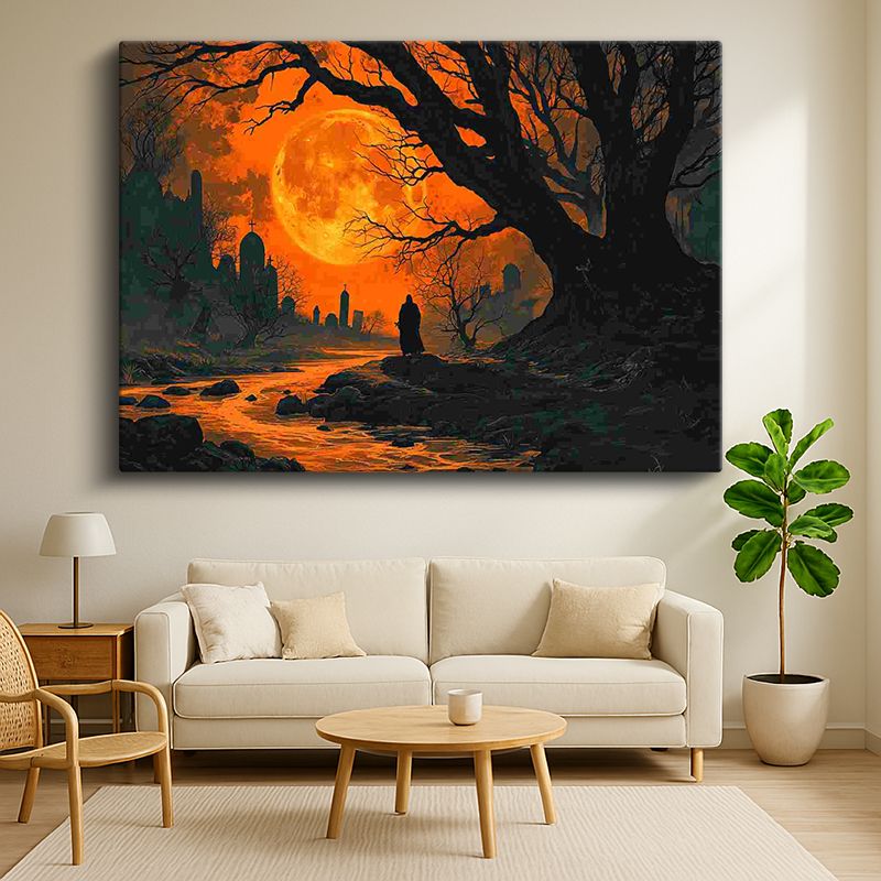 Sürrealist Kanvas Tablo 216