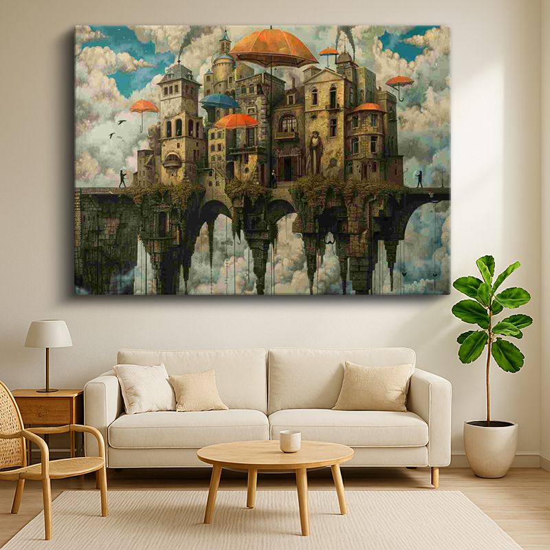 Sürrealist Kanvas Tablo 221