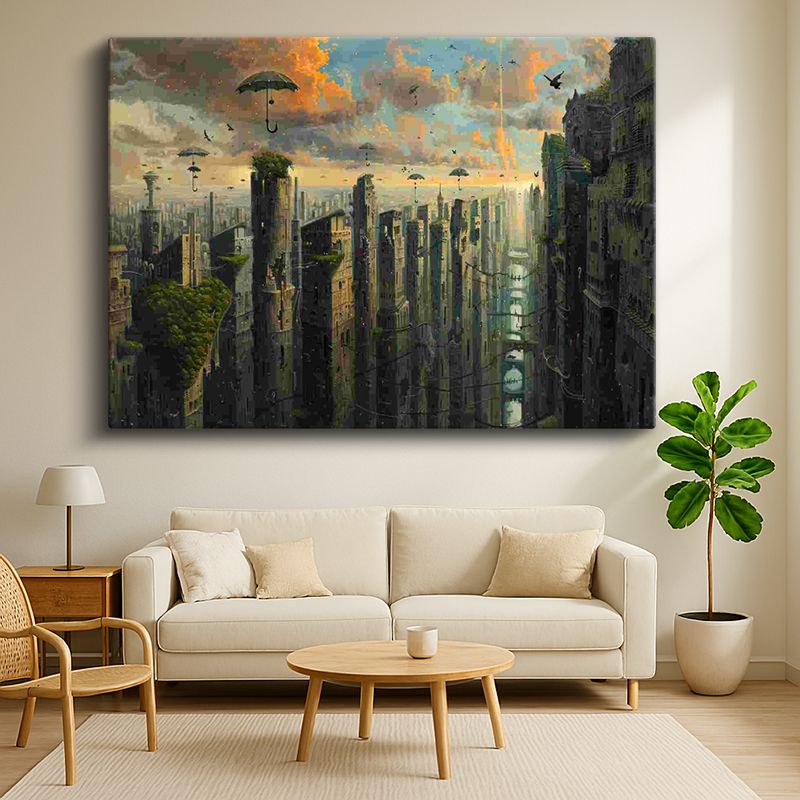 Sürrealist Kanvas Tablo 224