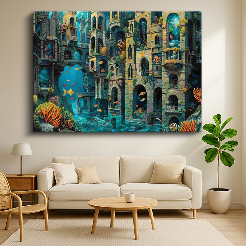 Sürrealist Kanvas Tablo 312