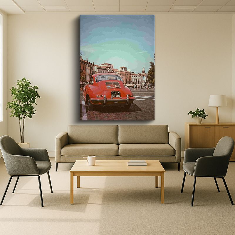Taşıt & Araç Kanvas Tablo 88