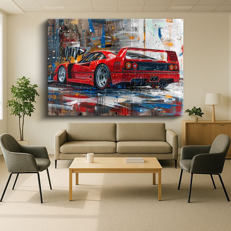 Taşıt & Araç Kanvas Tablo 306