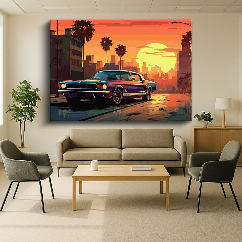 Taşıt & Araç Kanvas Tablo 307