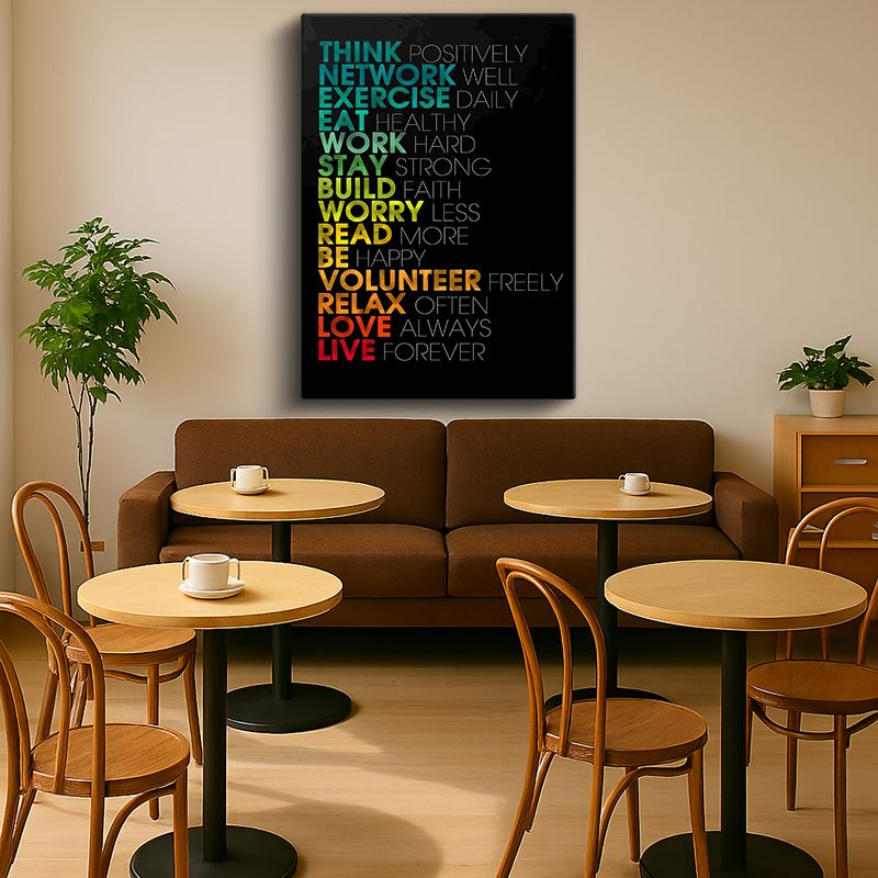 Tipgrafik Kanvas Tablo 21