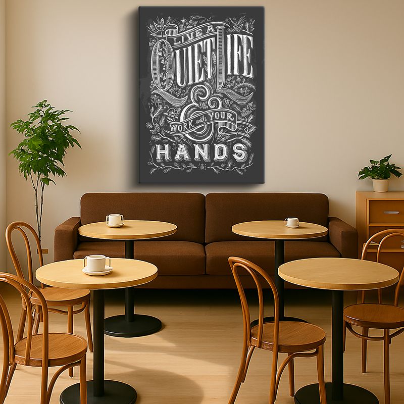 Tipgrafik Kanvas Tablo 34