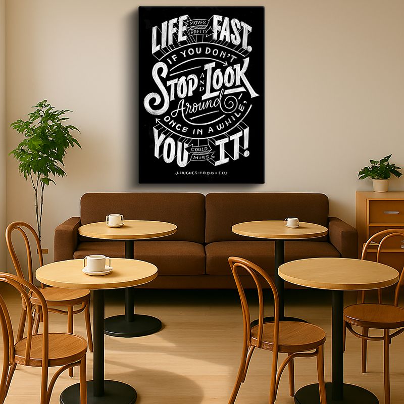 Tipgrafik Kanvas Tablo 36