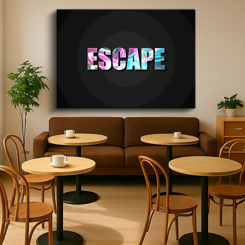 Tipgrafik Kanvas Tablo 61