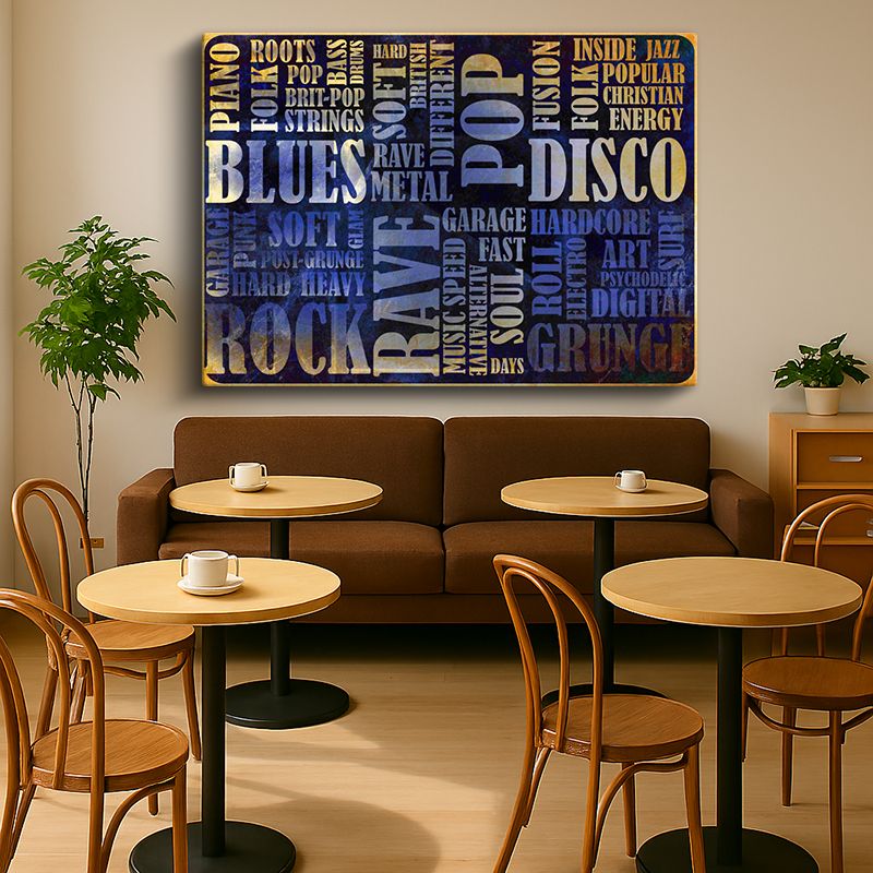 Tipgrafik Kanvas Tablo 67