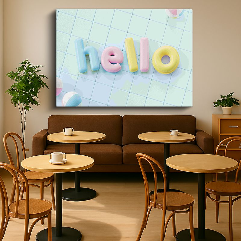 Tipgrafik Kanvas Tablo 73