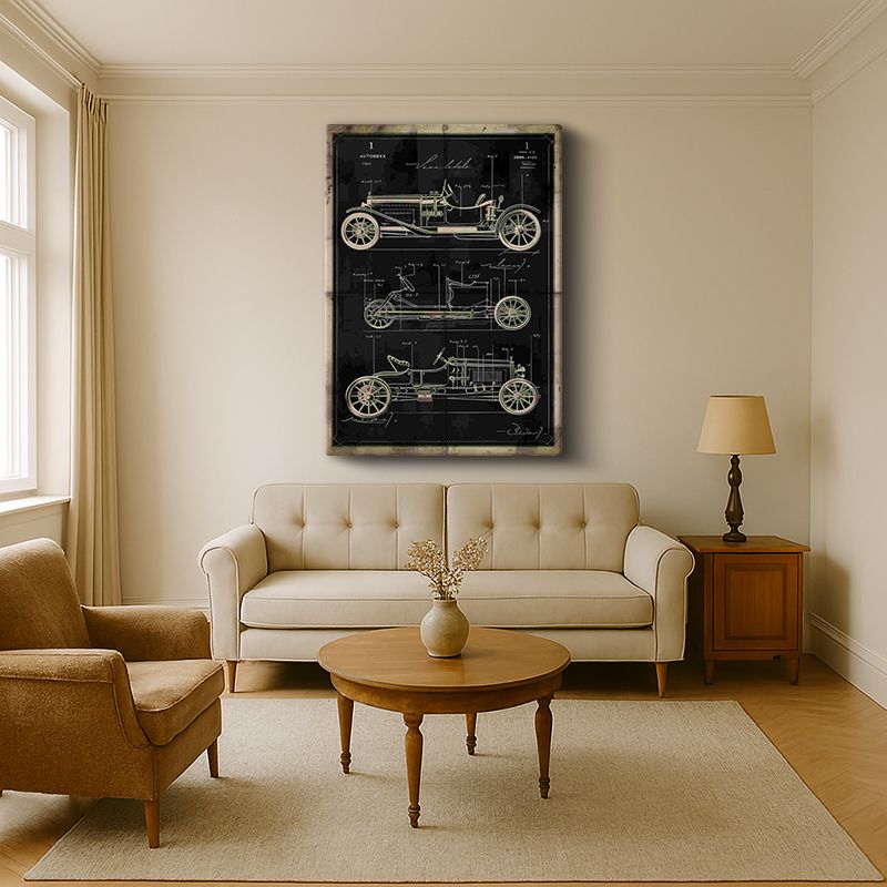 Vintage Kanvas Tablo 25