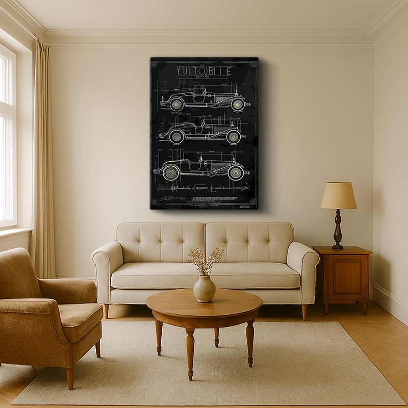 Vintage Kanvas Tablo 40