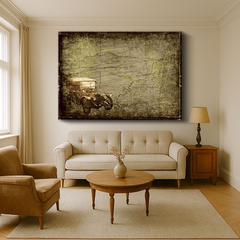 Vintage Kanvas Tablo 132