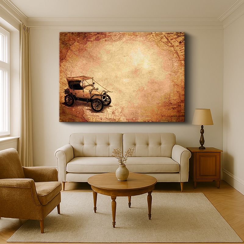 Vintage Kanvas Tablo 133