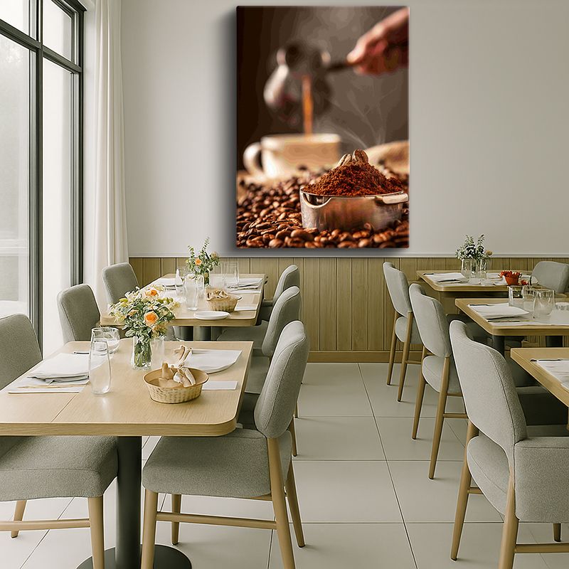 Yiyecek & İçecek Kanvas Tablo 1