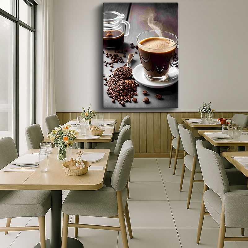 Yiyecek & İçecek Kanvas Tablo 13