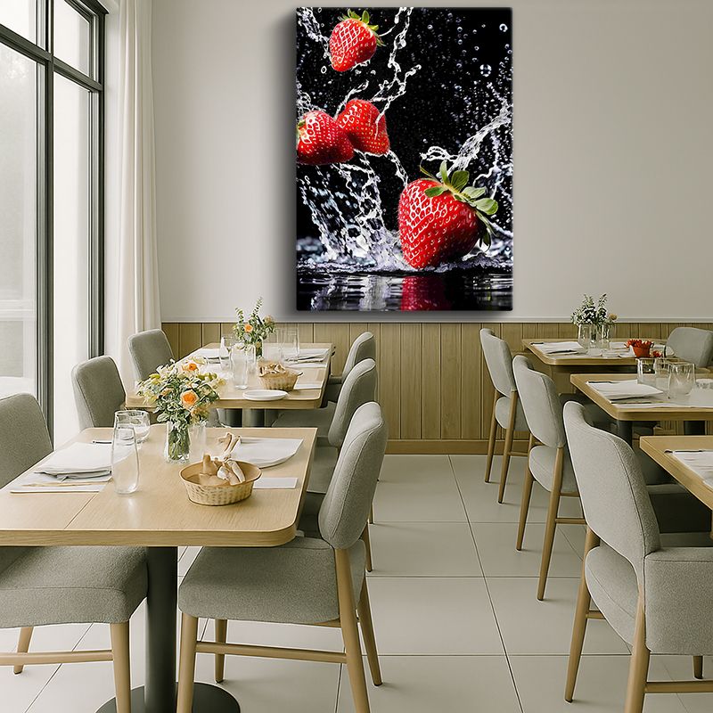 Yiyecek & İçecek Kanvas Tablo 14