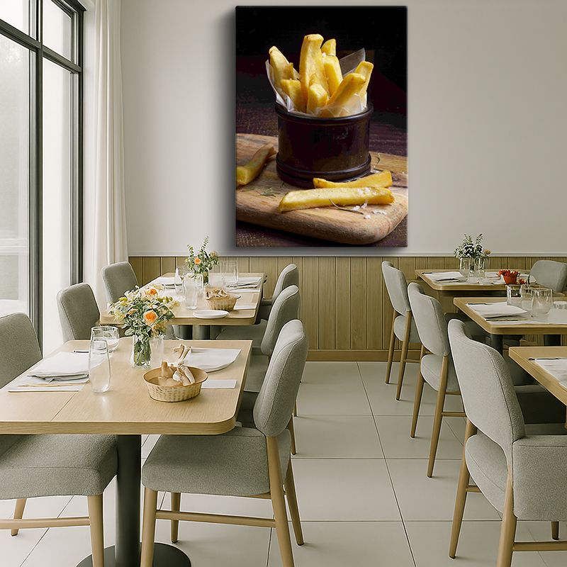 Yiyecek & İçecek Kanvas Tablo 21