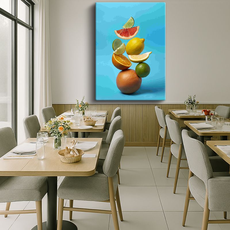 Yiyecek & İçecek Kanvas Tablo 24