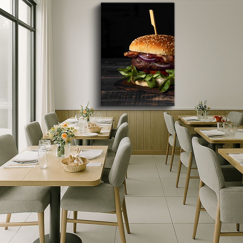 Yiyecek & İçecek Kanvas Tablo 26