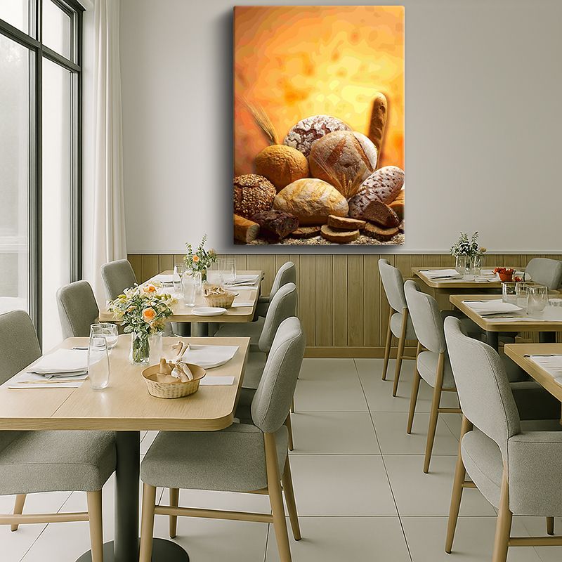 Yiyecek & İçecek Kanvas Tablo 33