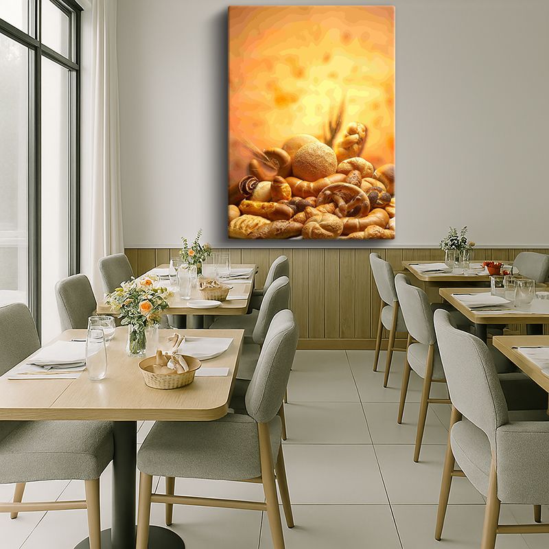 Yiyecek & İçecek Kanvas Tablo 34