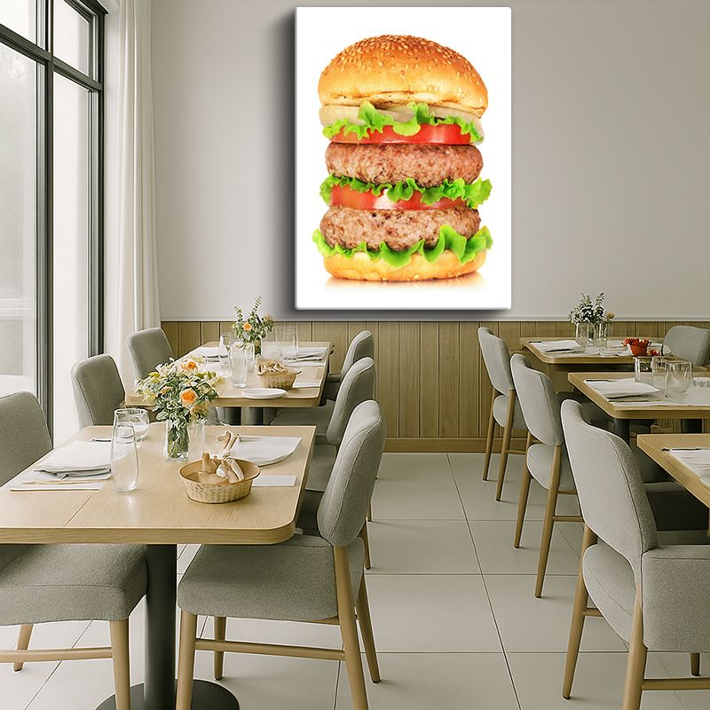 Yiyecek & İçecek Kanvas Tablo 60