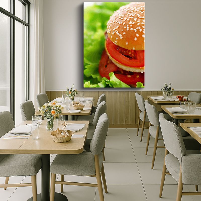 Yiyecek & İçecek Kanvas Tablo 68