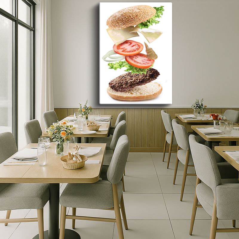 Yiyecek & İçecek Kanvas Tablo 72