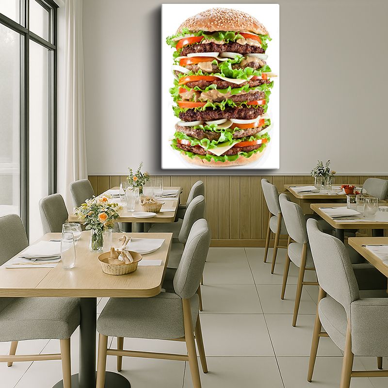 Yiyecek & İçecek Kanvas Tablo 73