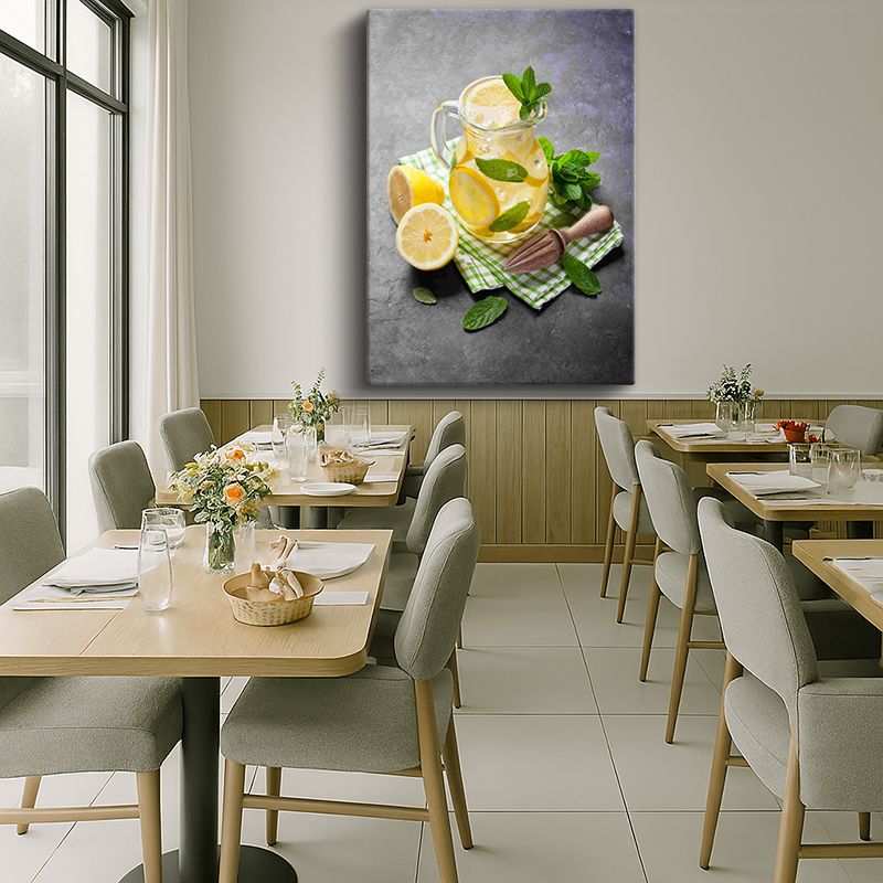 Yiyecek & İçecek Kanvas Tablo 85