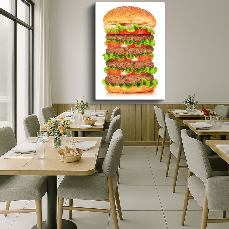 Yiyecek & İçecek Kanvas Tablo 105