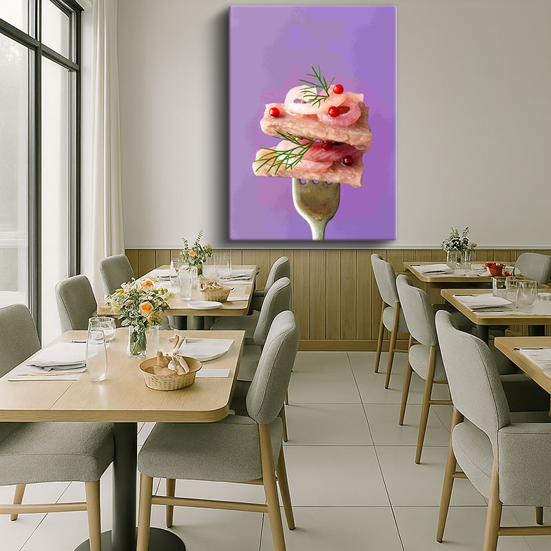 Yiyecek & İçecek Kanvas Tablo 132