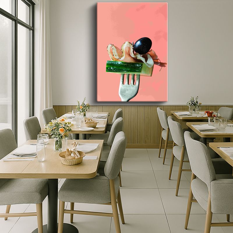 Yiyecek & İçecek Kanvas Tablo 143