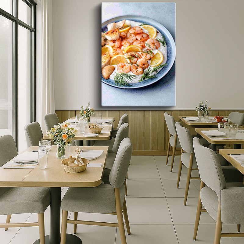 Yiyecek & İçecek Kanvas Tablo 158