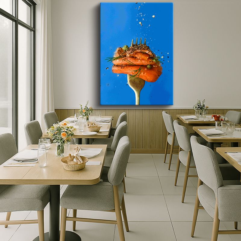 Yiyecek & İçecek Kanvas Tablo 161